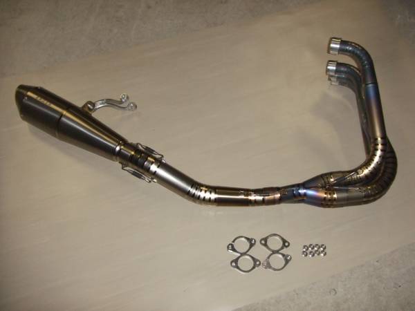 ZRX1200R 原田消音器 チタンマフラー ハラショー フルエキ (マフラー