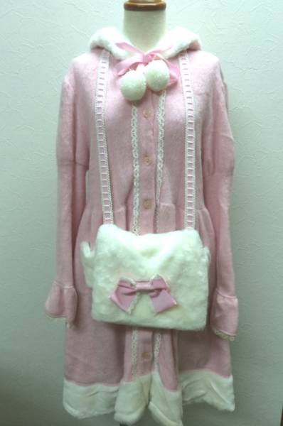 BABY THE STARS SHINE BRIGHT◆うさ耳コート＆マフ/ベイビー