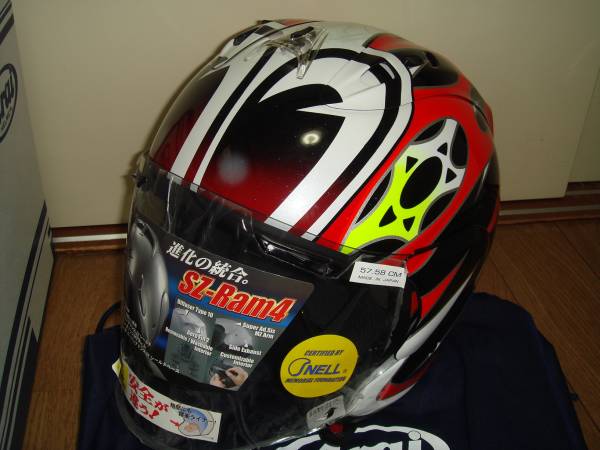 Arai SZ-RAM4 Nakasuga 中須賀 レプリカ SP忠男 アライ 目玉ヘル(M