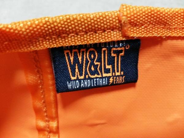 W＆LT ウォルト ショルダーバック オレンジ 中古品(ショルダー 