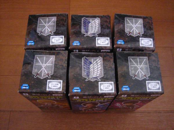 進撃の巨人 コレクタブルフィギュア vol.1 全6種 未開封品_2