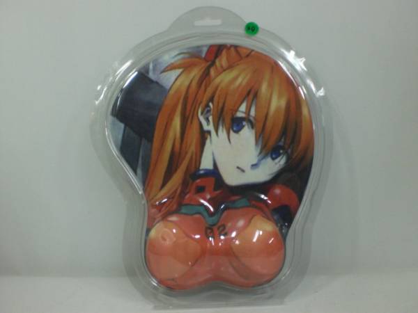 ☆新世紀エヴァンゲリオン アスカ おっぱいマウスパッド 未使用(新世紀