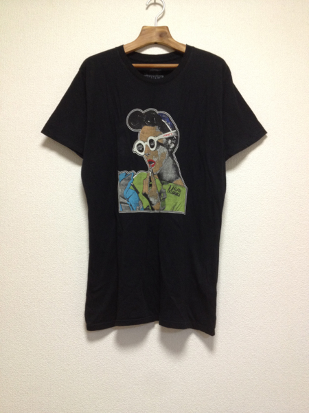 [即決古着]JIMMY'Z/ジミーズ/グラフィックTシャツ/半袖/黒/ブラック/L