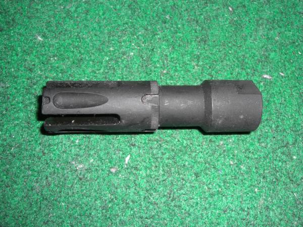 実物中古 l85 フラッシュハイダー L85 SA80用？ フラッシュハイダー 逆ネジ ARES G&G ARMY WE ICS(電動
