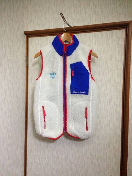 美品 TMT ボアベスト 白 S