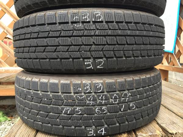 新型フィット 純正鉄ホイール 175/65R15 ダンロップ DSX-2 4本 アルミ 新型フィット 純正鉄ホイール 175/65R15 ダンロップ DSX-2 4本 アルミ