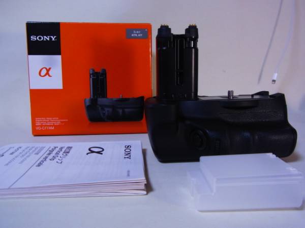 ☆使用.少.美品.SONY純正α77用縦位置グリップ VG-C77AM.箱.説_3