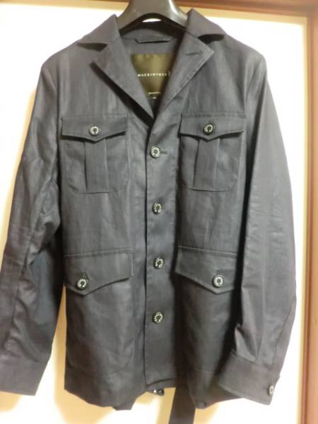 新品MACKINTOSH【マッキントッシュ】リネンサファリジャケット
