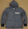 米軍タイプUSAFAカデットパーカーグレーM§lovev§jk§ウール
