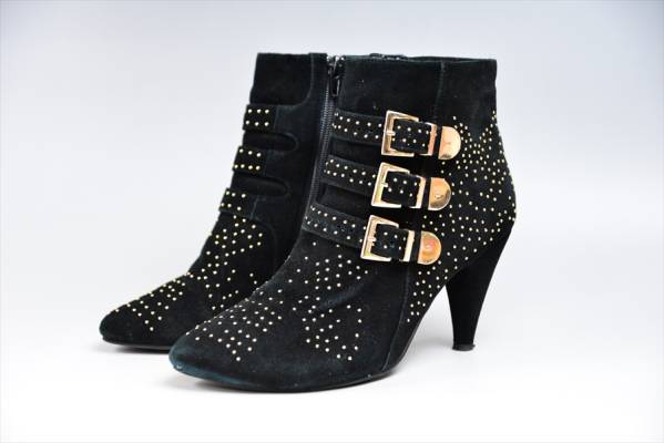 美品*ibiza x JEFFREY CAMPBELL*スタッズ*スエードブーツ*38/R39