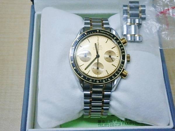 ☆オメガスピードマスターK18/SSコンビ☆作動品