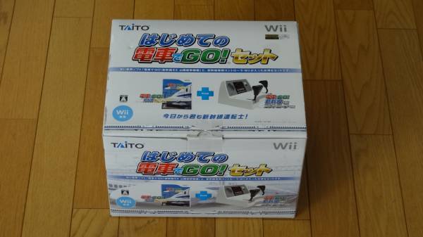 Wii はじめての電車でGO!セット ソフト+専用コントローラ