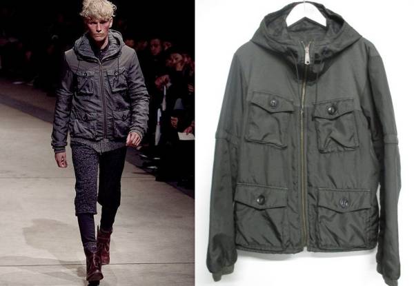 *ファクトタム 10AW リバーシブルマウンテンパーカー レオパード