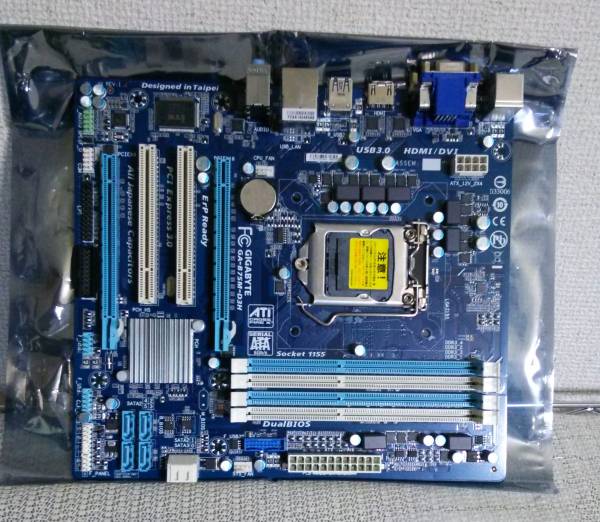 GIGABYTE GA-B75M-D3H Rev1.2 (LGA1155/MicroATX) 中古動作品