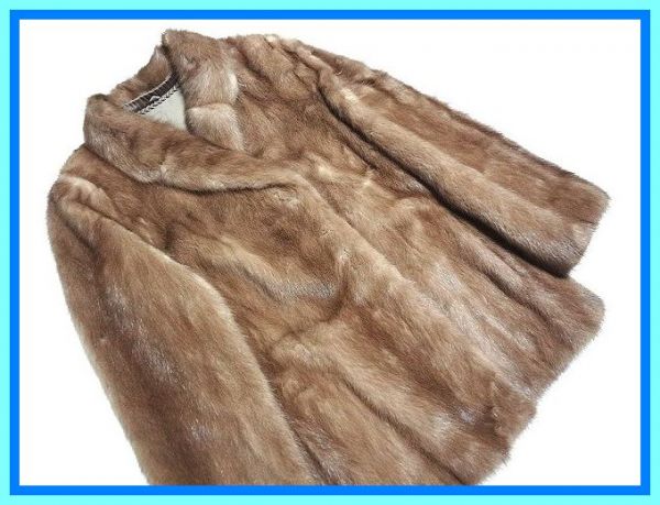 極上☆最高級MINK パステルミンクファーコート 毛皮 fur 11号
