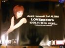 【超希少】浜崎 あゆ み ポスター LOVE ppears B1 サイズ 大 AYU