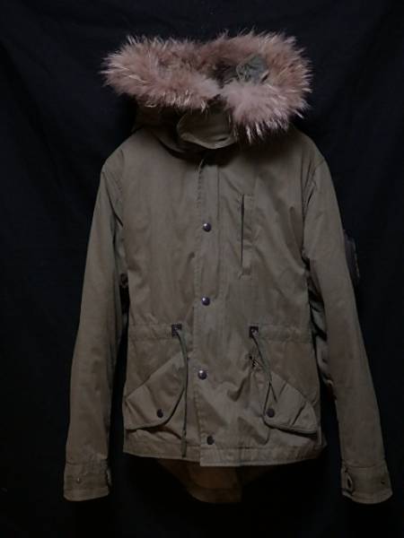 【フリークスストア美タイトショートリアルファーモッズコート】