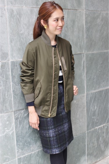 新品 ★ 今期 IENA イエナ MA-1 コンパクトブルゾン ★ 中綿JK