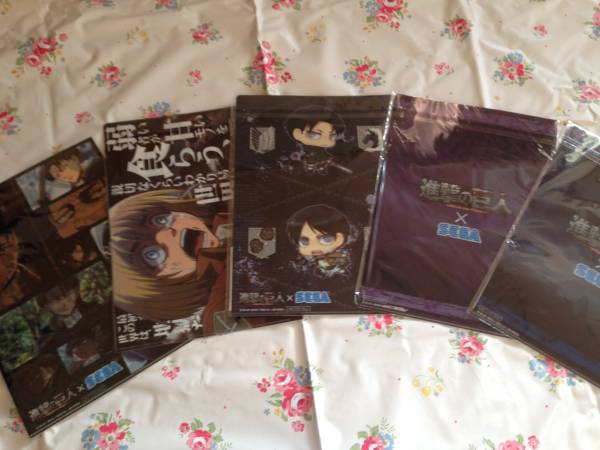 進撃の巨人　クリアファイル　5枚セット_2