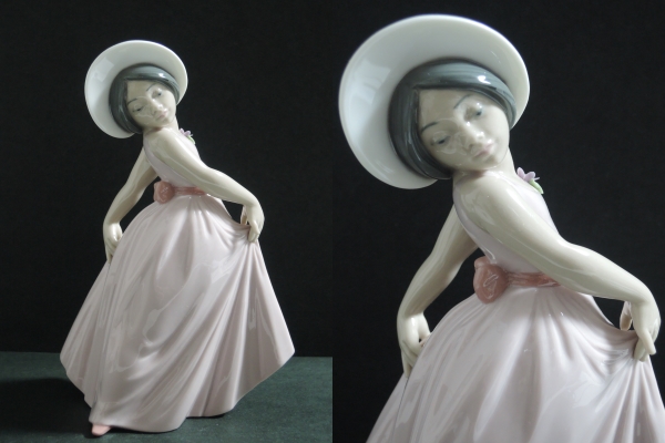 美品！リヤドロ　可愛いアイリス（１０５２５-A）