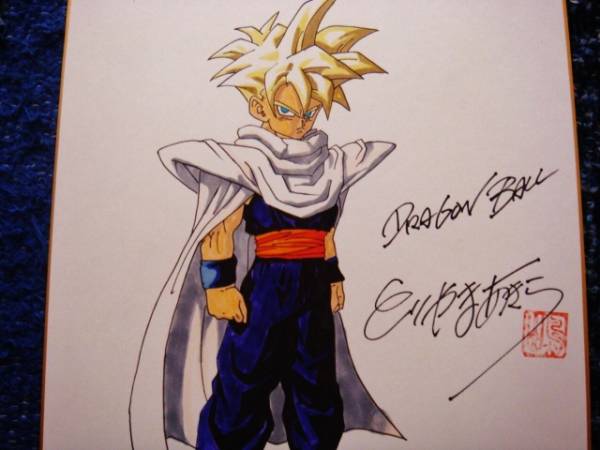 ドラゴンボール 鳥山明サイン色紙(サイン、直筆画)｜売買された