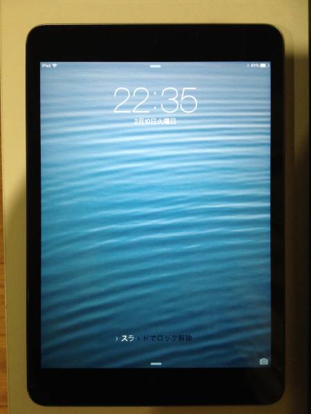 美品◆iPad mini2 Wifi 16GB ME276J/A ケース&フィルム付 グレー