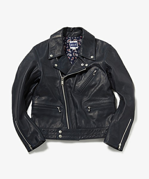 24SURF レザーライダース ネイビー 24karats EXILE