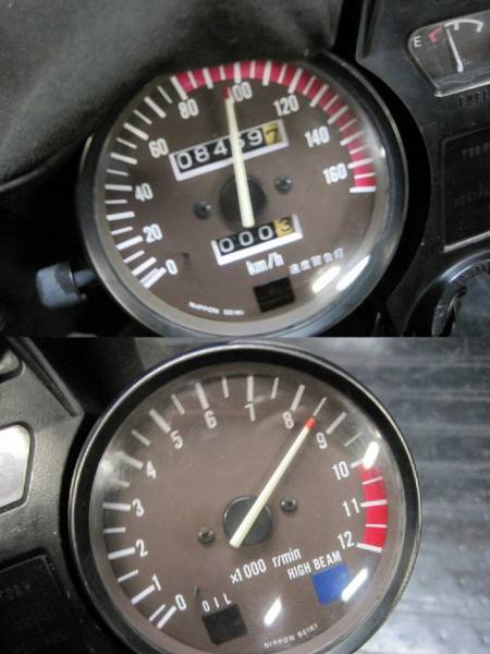 当時物!! GSX250E ゴキ メーターセット GSX400E/T/L/GS400/ザリ(スズキ 