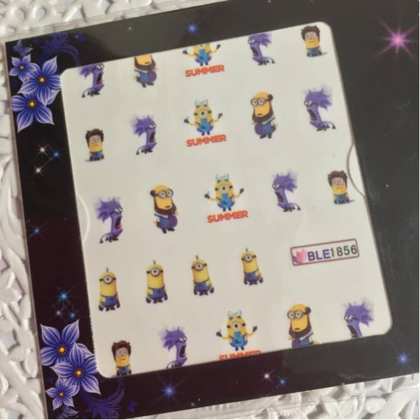 ウォーターネイルシール ミニオン1枚 ネイルシール 売買されたオークション情報 Yahooの商品情報をアーカイブ公開 オークファン Aucfan Com