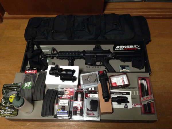 東京マルイ 次世代 CQB-R 本体&バッテリー&充電器 備品セット品