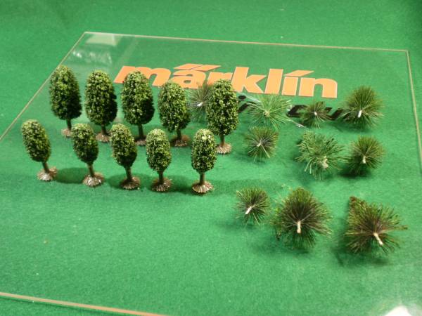メルクリン　Zゲージ　NOCH BUSH Heki 落葉樹　針葉樹　各10本C