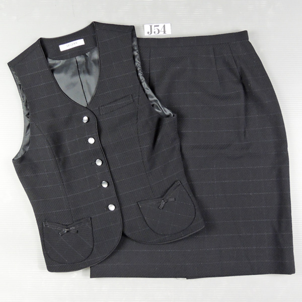 《某企業OL事務服》ベスト/スカート/SELERY(7号)J54