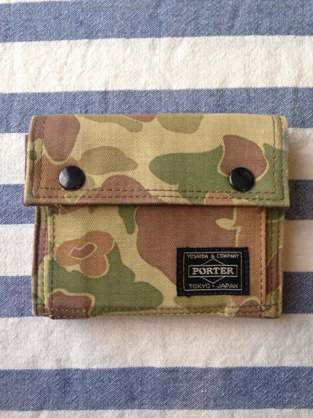 レア！！PORTERxMAIDEN NOIRコラボ迷彩財布／カモ柄／ポーター