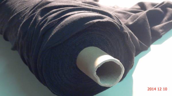 ニット黒反物_1