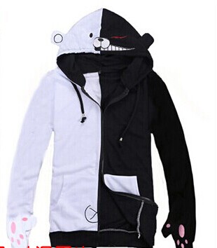 コスプレダンガンロンパ　モノクマ風厚いパーカ