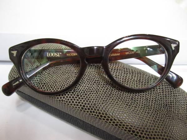 【LOOSE】ルース セルロイドフレーム デミブラウン