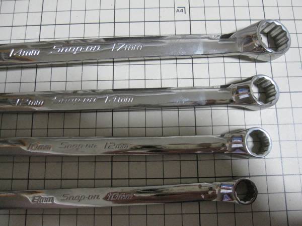 スナップオン メガネレンチセット XBM 8mm-17mm snap-on