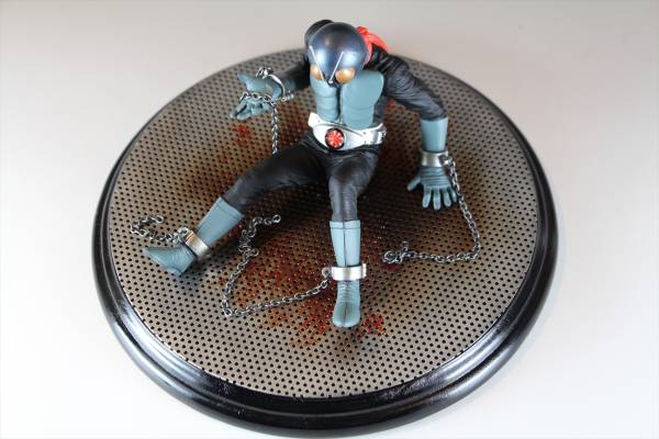 究極 仮面ライダー旧1号 本郷猛 ガレージキット完成品 藤岡弘(仮面