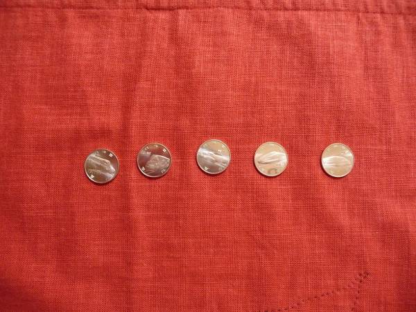 即決　新幹線鉄道開業50周年記念貨幣100円硬貨 全5種　複数可_1