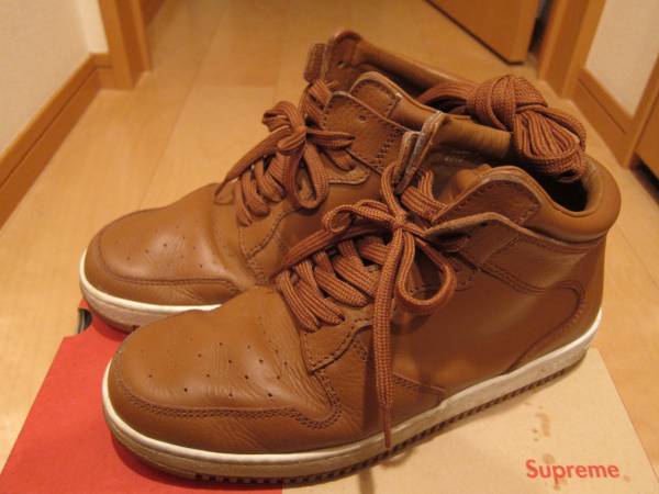 ☆レア☆SUPREME シュプリーム MIDTOWN スニーカー 茶 ブラウン