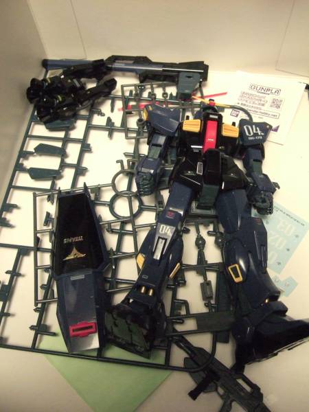 ■ＭＧ1/100 素組完成品ジャンク ガンダムMK-2黒 限定 HDカラー