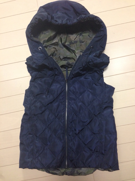 PLST リバーシブルライトダウンベスト プラステtheoryセオリー