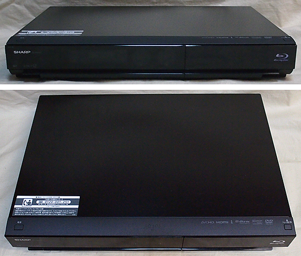 ○SHARP地デジ/BD/HDDレコーダーBD-HDW43 ジャンク○