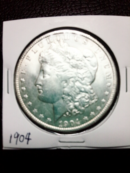 アメリカ1904年発行モルガン銀貨