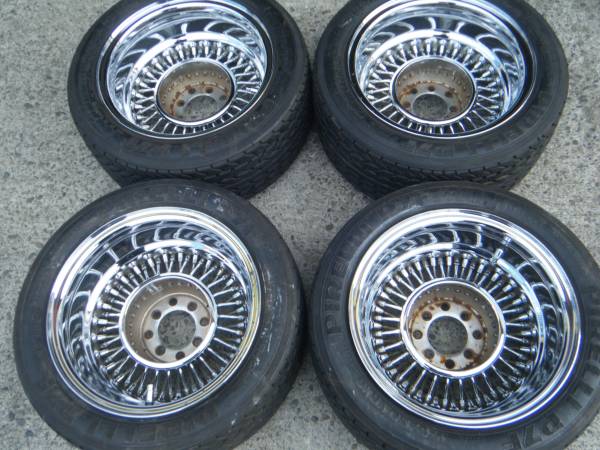 13×7J 8H PCD100.110 －63 ワイヤーホイルタイヤ付 中古品 メルカリ 13 