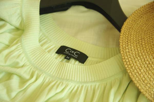 クードシャンス　CdeC　ミントグリーン　ニット　34　7号　5号