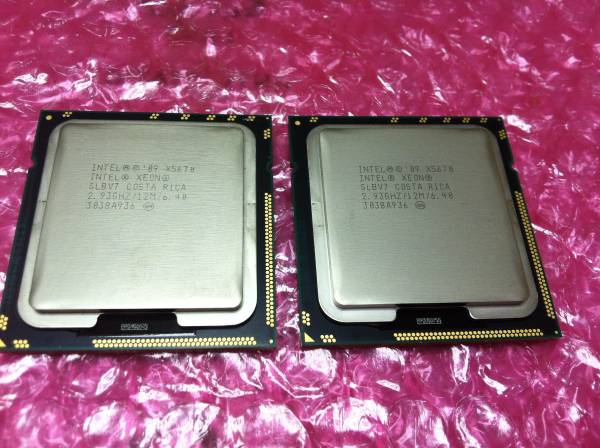 送料無料 Intel Xeon X5670 2.93GHz LGA1366 2個セット