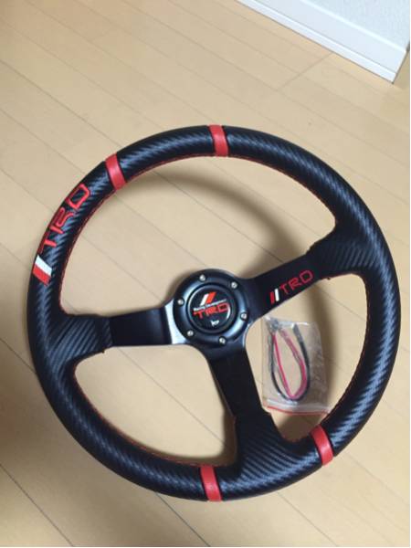 激レア！TRDステアリング！カーボン巻！USDM JDM JZX momo送料込