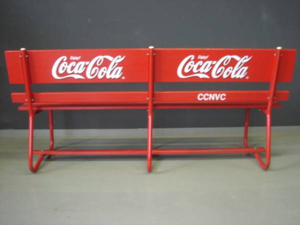 非売品☆コカ・コーラ☆木製ベンチ☆おしゃれ家具(コカ・コーラ)｜売買
