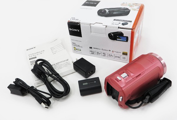 美品【SONY ソニー】ハンディカム HDR-CX535 ピンク
